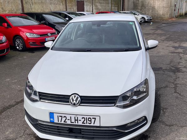 Volkswagen Polo Hatchback, Petrol, 2017, White