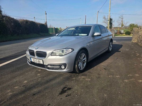 BMW 5-Series Saloon, Diesel, 2015, Silver