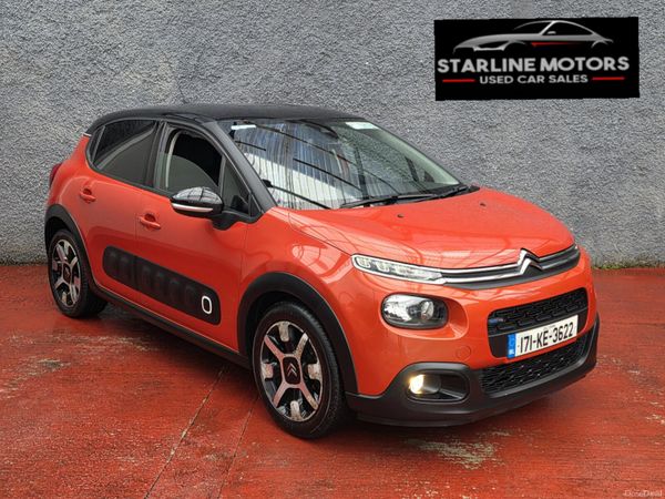 Citroen C3 Hatchback, Petrol, 2017, Orange