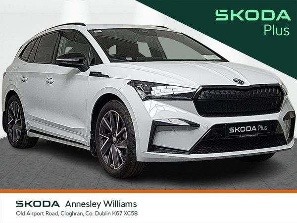 Skoda Enyaq MPV, Electric, 2022, White