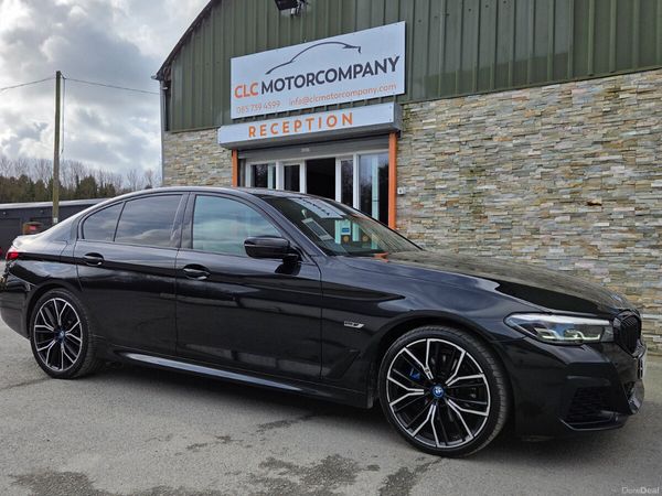 BMW 5-Series Saloon, Petrol Plug-in Hybrid, 2021, Black