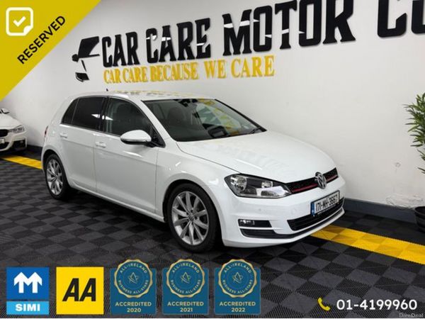 Volkswagen Golf Hatchback, Diesel, 2017, White