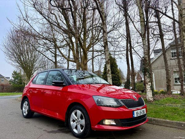 Skoda Fabia Hatchback, Petrol, 2015, Red