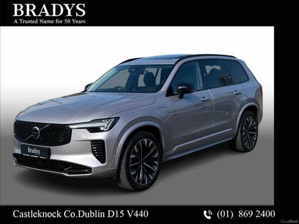 Volvo XC90 SUV, Petrol Plug-in Hybrid, 2025, Silver