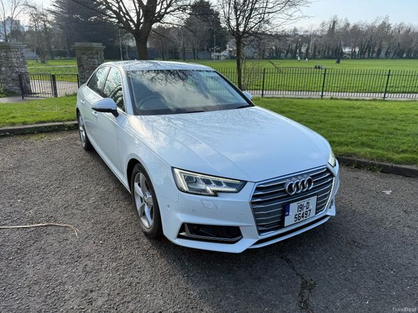 Audi A4 Saloon, Petrol, 2019, White