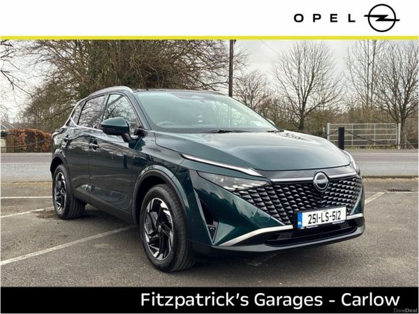 Nissan Qashqai MPV, Petrol Hybrid, 2025, Green