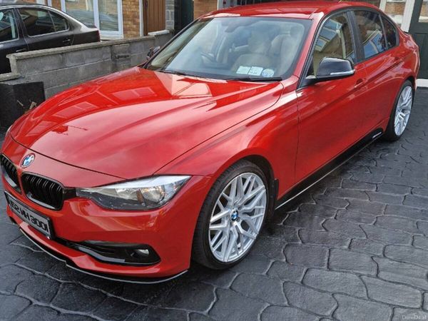 BMW 3-Series Saloon, Diesel, 2015, Red