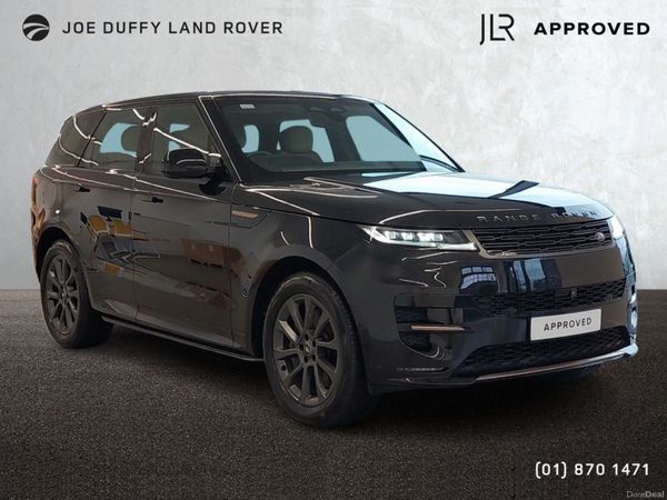 Land Rover Range Rover Sport SUV, Petrol Plug-in Hybrid, 2023, Black