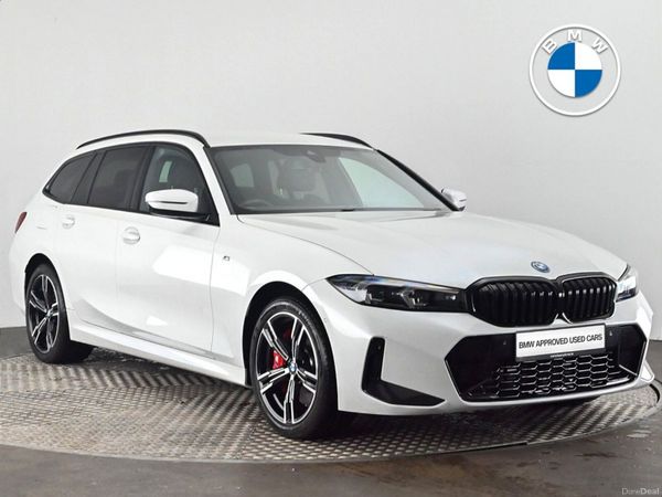 BMW 3-Series Estate, Petrol Plug-in Hybrid, 2025, White