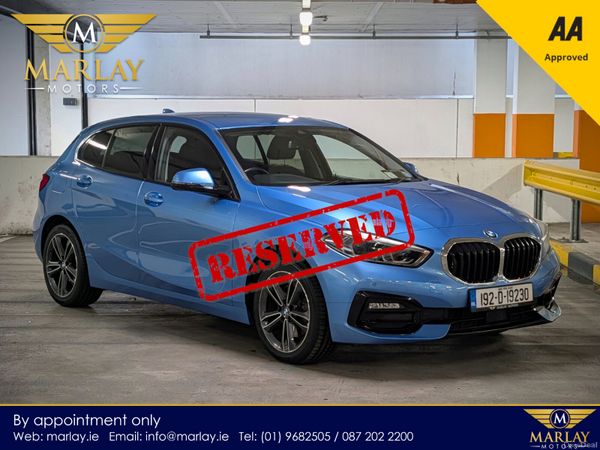 BMW 1-Series Hatchback, Petrol, 2019, Blue