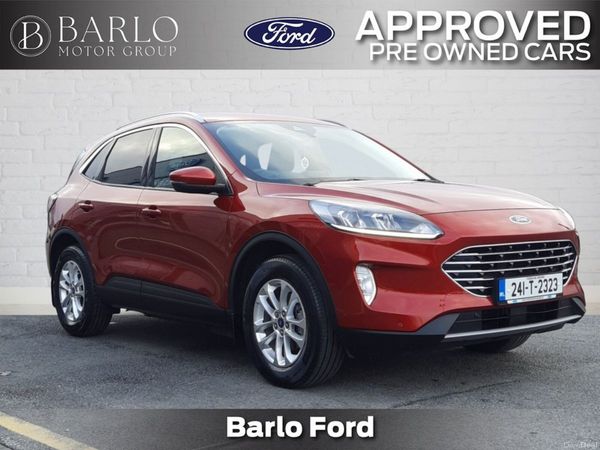 Ford Kuga SUV, Petrol Plug-in Hybrid, 2024, Red