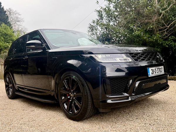 Land Rover Range Rover Sport SUV, Petrol Plug-in Hybrid, 2021, Black