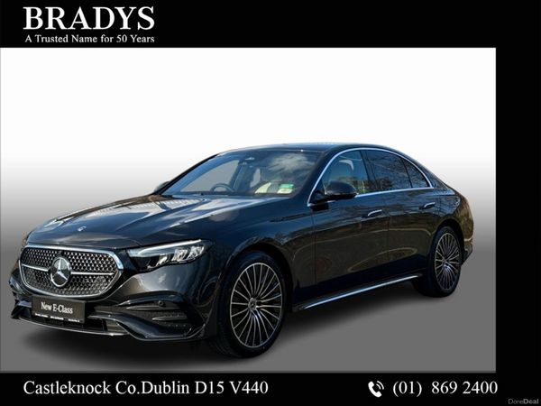 Mercedes-Benz E-Class Saloon, Petrol Plug-in Hybrid, 2026, Grey