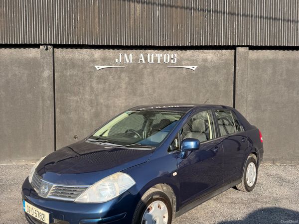Nissan Tiida Saloon, Petrol, 2007, Blue