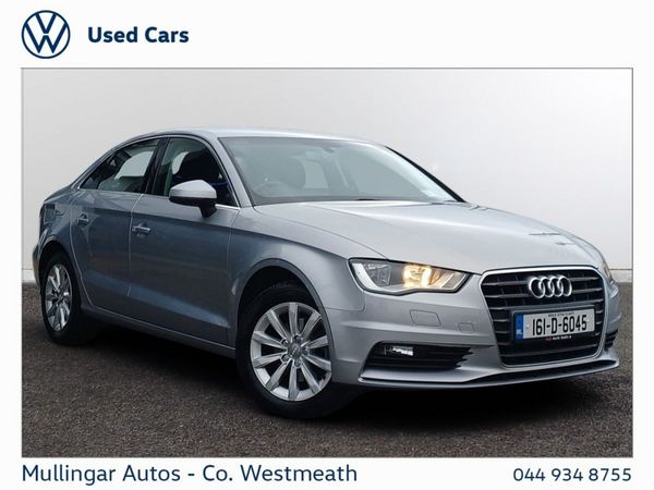 Audi A3 Saloon, Petrol, 2016, Silver