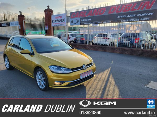 Volkswagen Golf Hatchback, Petrol, 2018, Yellow