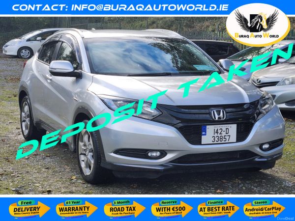 Honda Vezel SUV, Petrol Hybrid, 2014, Silver