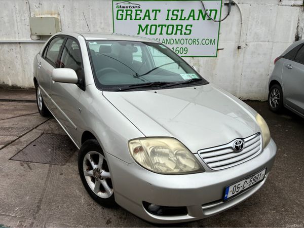 Toyota Corolla Saloon, Petrol, 2005, Silver
