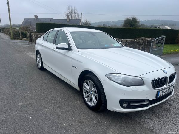 BMW 5-Series Saloon, Diesel, 2013, White