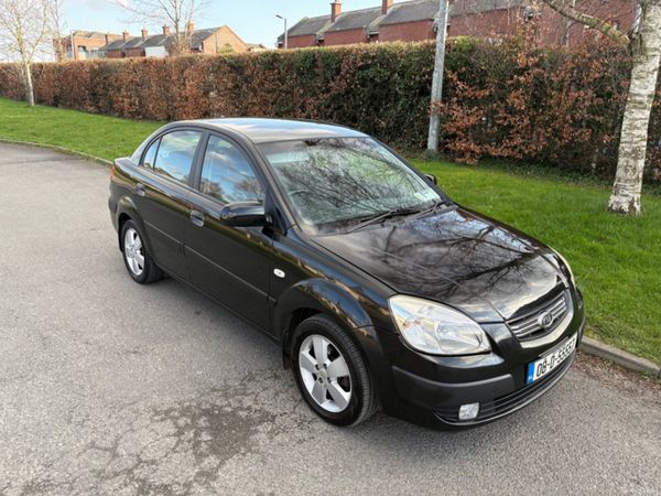 Kia Rio Saloon, Petrol, 2008, Black