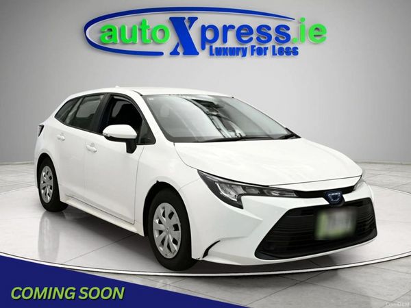 Toyota Corolla Estate, Petrol Hybrid, 2023, White