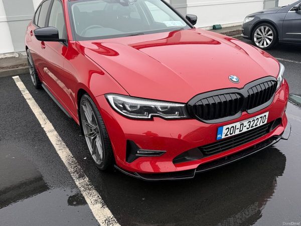 BMW 3-Series Saloon, Petrol Plug-in Hybrid, 2020, Red