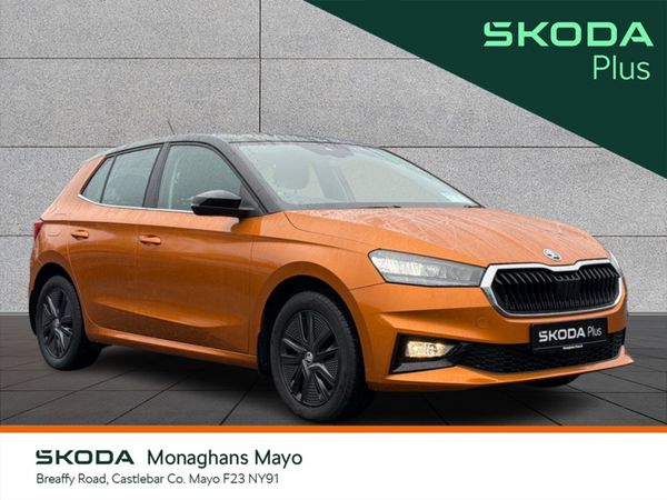 Skoda Fabia Hatchback, Petrol, 2023, Orange