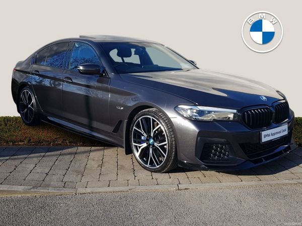 BMW 5-Series Saloon, Petrol Plug-in Hybrid, 2022, Grey