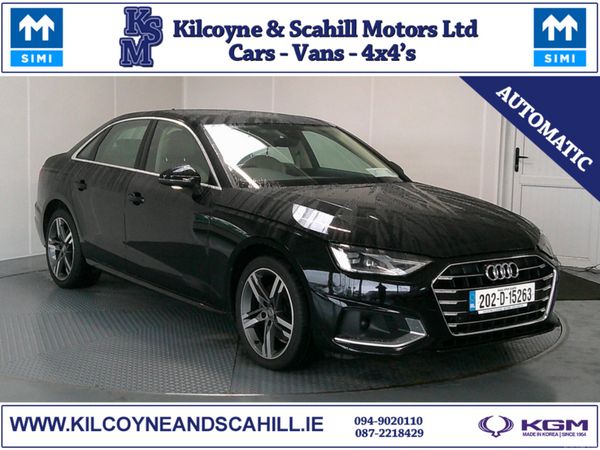 Audi A4 Saloon, Diesel, 2020, Black