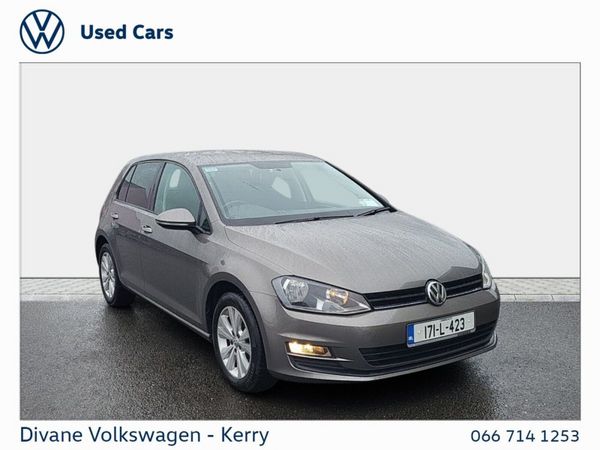 Volkswagen Golf Hatchback, Diesel, 2017, Grey