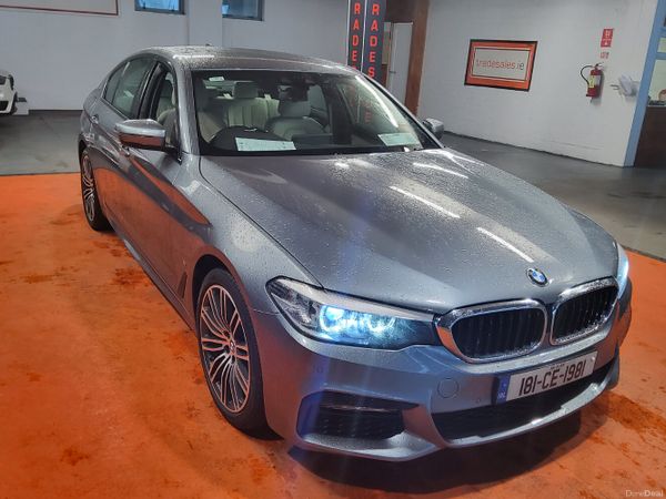 BMW 5-Series Saloon, Petrol Plug-in Hybrid, 2018, Grey