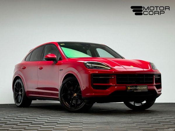 Porsche Cayenne Coupe, Petrol Hybrid, 2024, Red