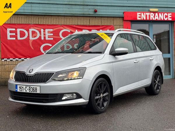 Skoda Fabia Estate, Petrol, 2015, Silver