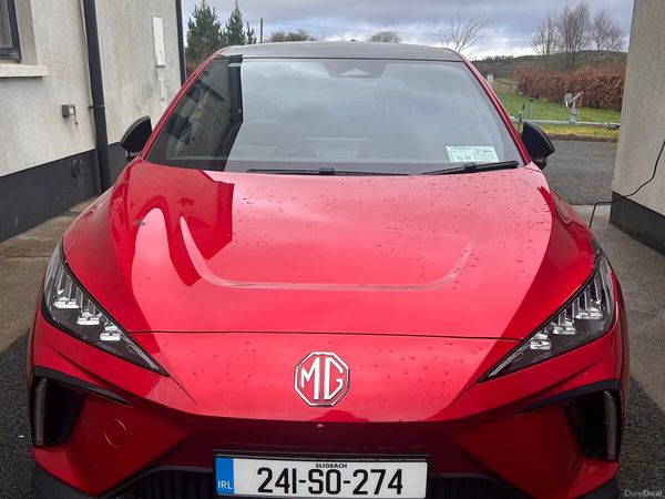 MG MG4 Hatchback, Electric, 2024, Red