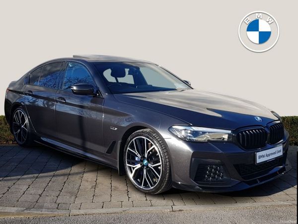 BMW 5-Series Saloon, Petrol Plug-in Hybrid, 2022, Grey