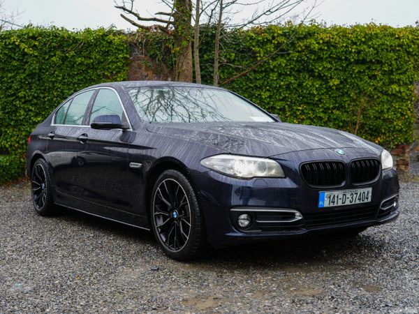 BMW 5-Series Saloon, Diesel, 2014, Blue