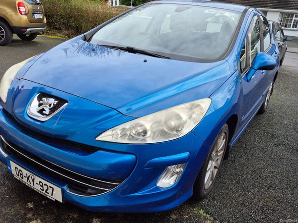 Peugeot 308 Hatchback, Petrol, 2008, Blue
