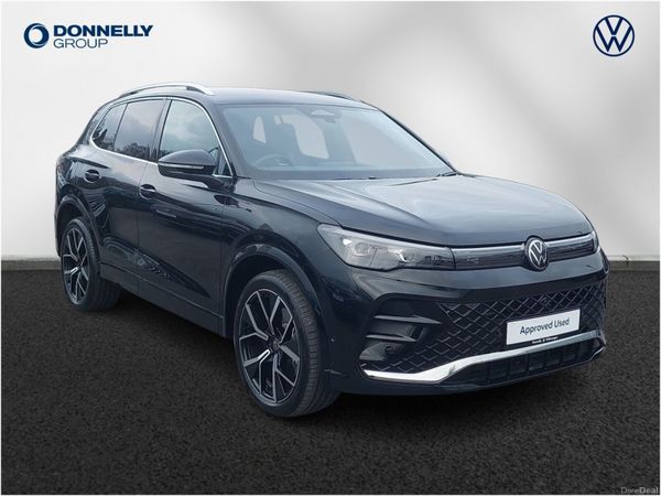 Volkswagen Tiguan Estate, Petrol Hybrid, 2025, Black