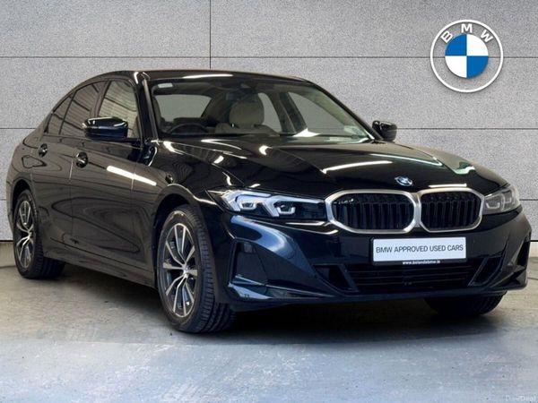 BMW 3-Series Saloon, Petrol Plug-in Hybrid, 2024, Black