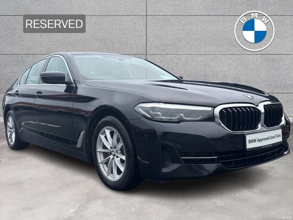 BMW 5-Series Saloon, Diesel, 2021, Black
