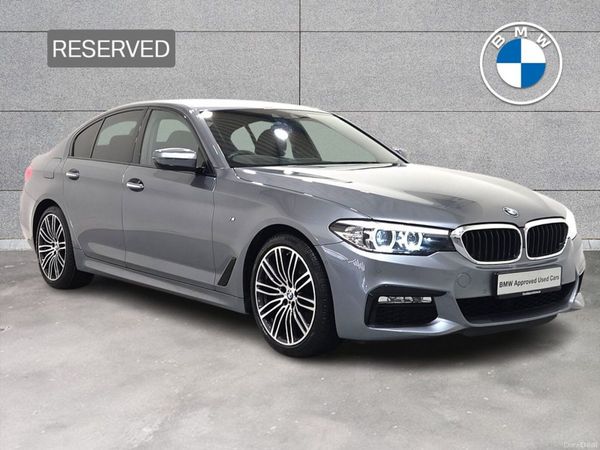 BMW 5-Series Saloon, Diesel, 2017, Blue