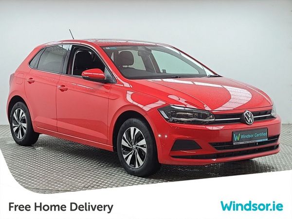 Volkswagen Polo Hatchback, Petrol, 2022, Red