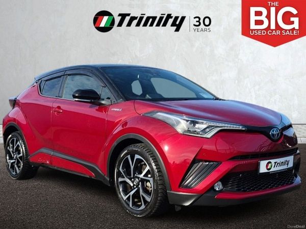 Toyota C-HR SUV, Petrol Hybrid, 2017, Red