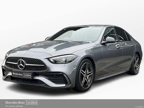 Mercedes-Benz C-Class Saloon, Petrol Hybrid, 2023, Grey