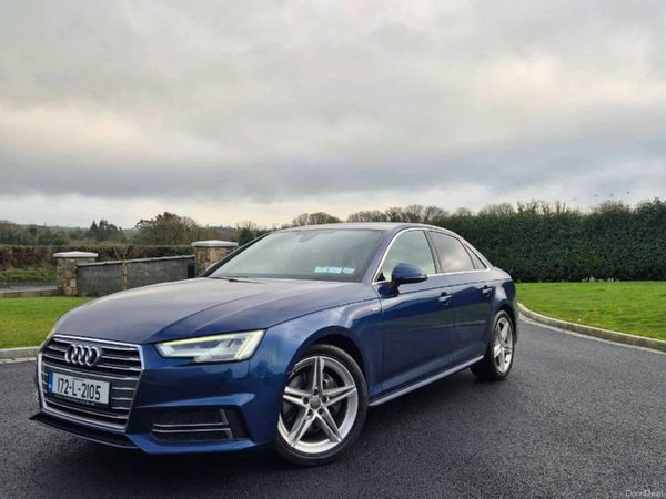 Audi A4 Saloon, Diesel, 2017, Blue