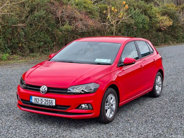 Volkswagen Polo Hatchback, Petrol, 2019, Red