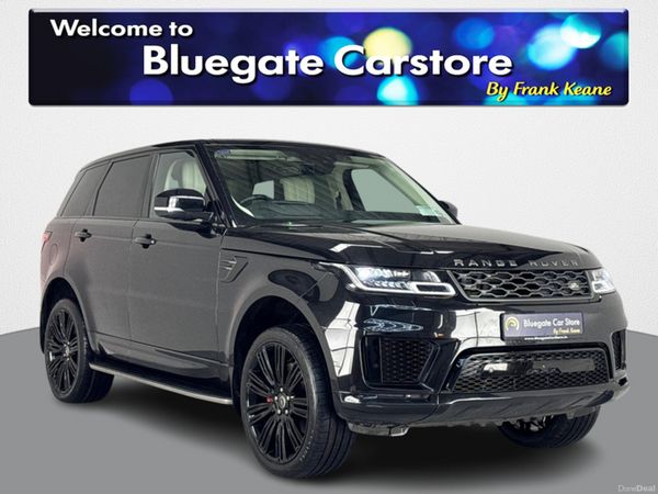 Land Rover Range Rover Sport Estate, Petrol Hybrid, 2021, Black