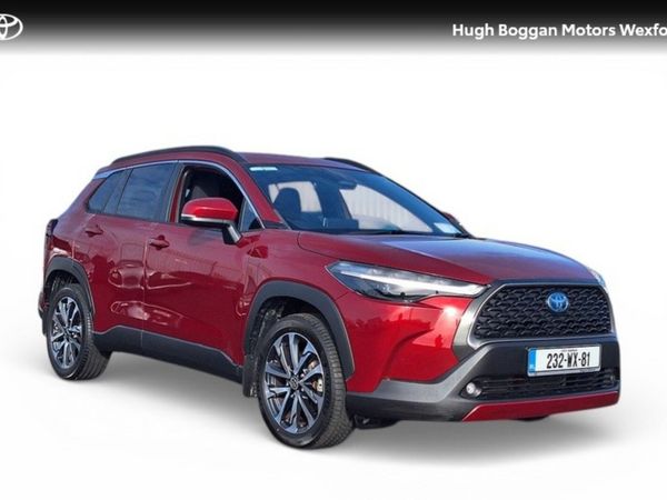 Toyota Corolla Cross SUV, Petrol Hybrid, 2023, Red