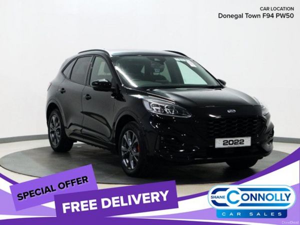 Ford Kuga SUV, Petrol Hybrid, 2022, Black