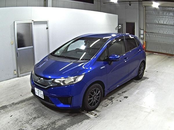 Honda Fit Hatchback, Petrol Hybrid, 2014, Blue